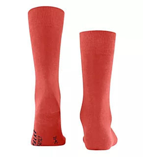 Family Sustainable Cotton Blend Crew Sock Orange S