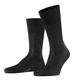 Tiago Sock w/ Slight Sheen Anthracite Melange M