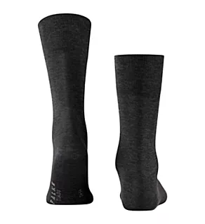 Tiago Sock w/ Slight Sheen Anthracite Melange M