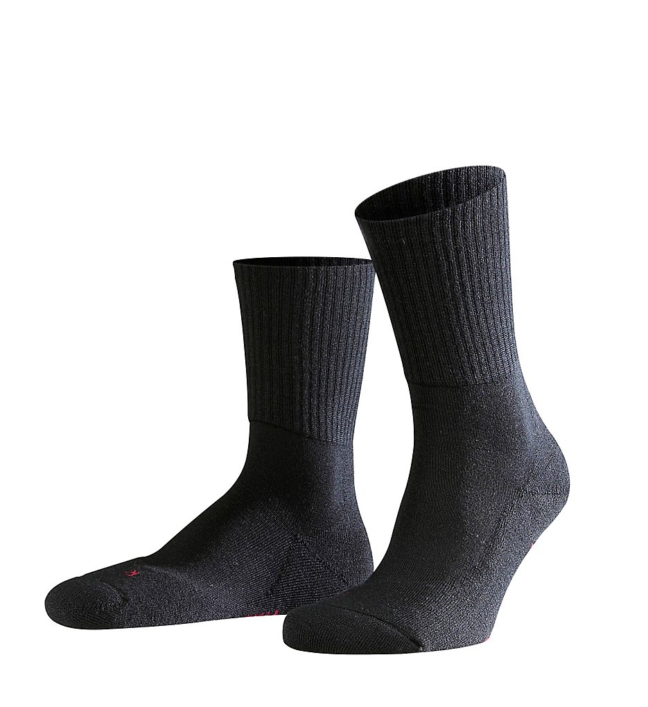 Falke 16486 Walkie Light Wool Short Sport Sock (Black)