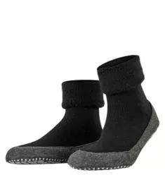 Cosyshoe Slipper Sock w/ Anti-Slip Grippers BLK S