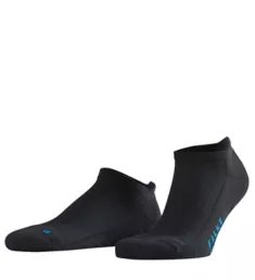 Cool Kick No Show Plush Sneaker Sock Black L