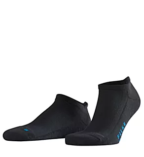Cool Kick No Show Plush Sneaker Sock Black L