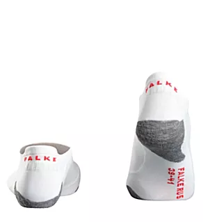 RU5 Invisible Lightweight Run Sock WHT L
