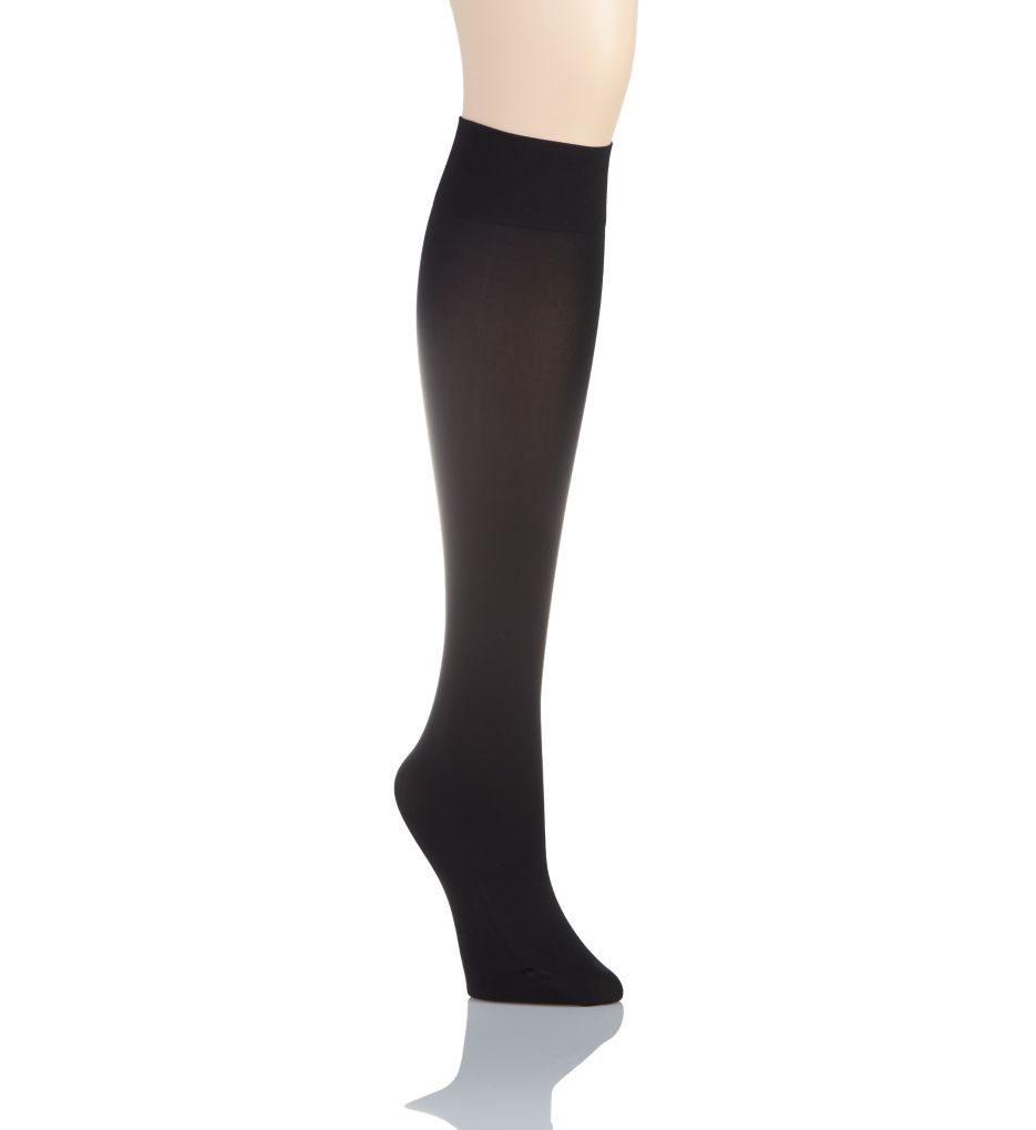 Semi-opaque knee-highs