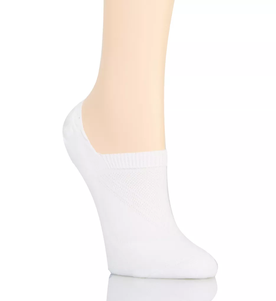 Cool Kick Invisible No-Show Socks White M