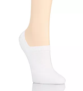 Cool Kick Invisible No-Show Socks White M