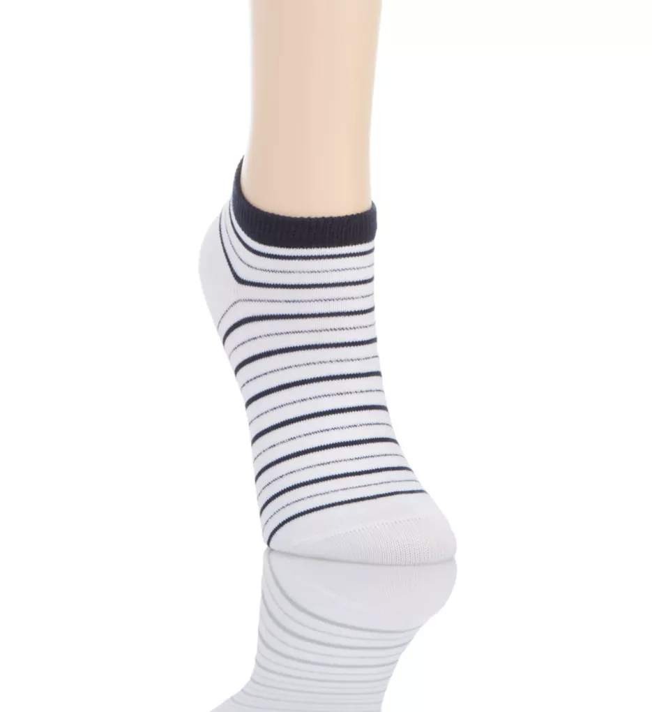 Stripe Shimmer Sneaker Sock White S