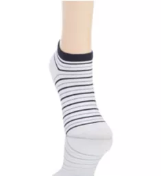 Stripe Shimmer Sneaker Sock White S