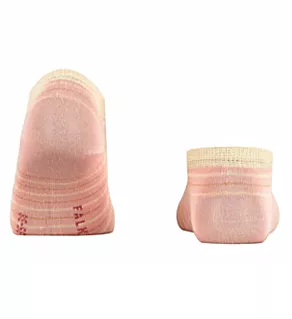 Stripe Shimmer Sneaker Sock Blossom S