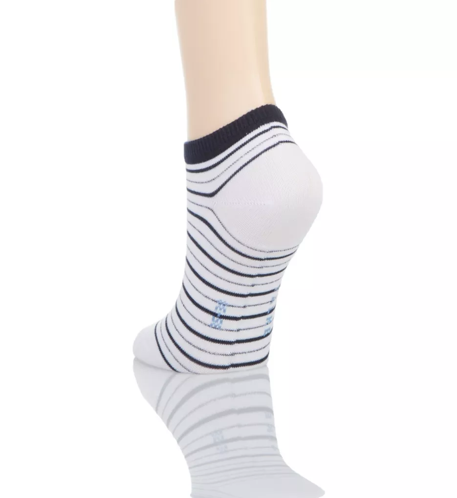 Stripe Shimmer Sneaker Sock White S