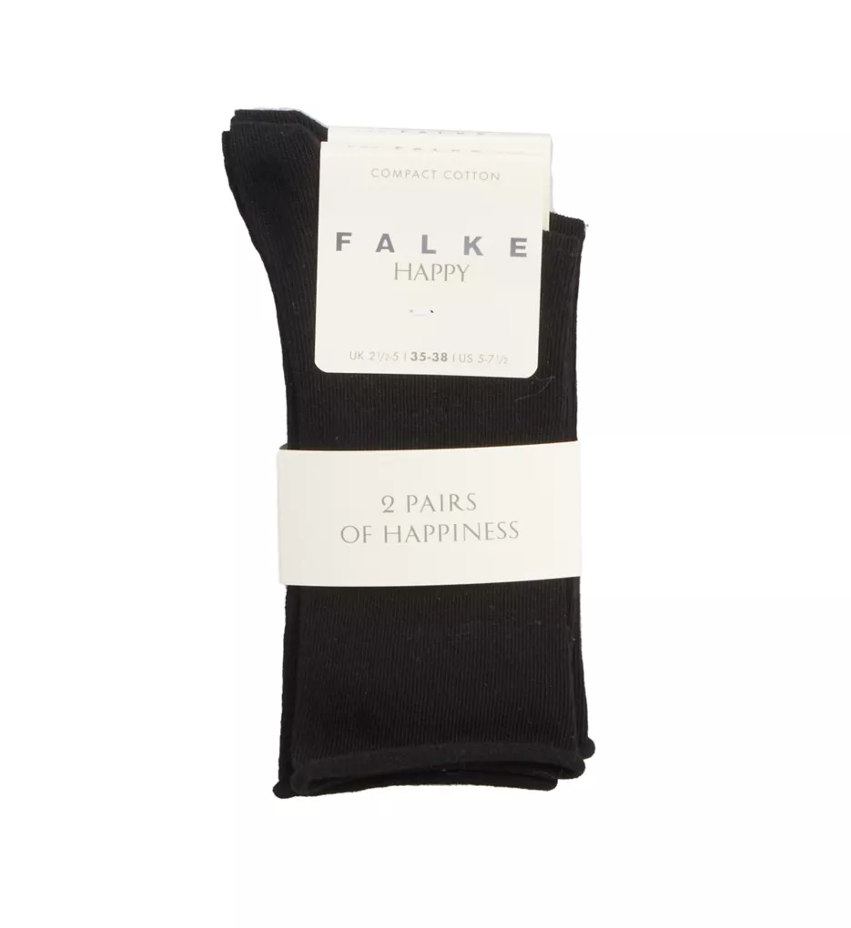 Falke Happy Cotton Comfort Socks - 2 Pack 46417 - Image 1