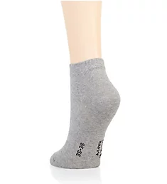 Happy Sneaker Socks - 2 Pack Light Grey Melange S/M