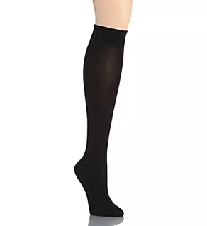 Sensitive London Cotton Knee High Socks Black S/M
