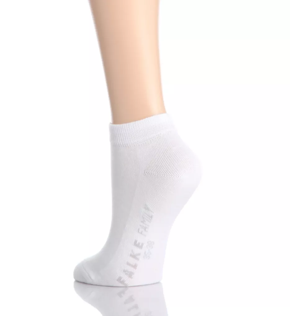 Family Cotton Anklet Socks White S/M