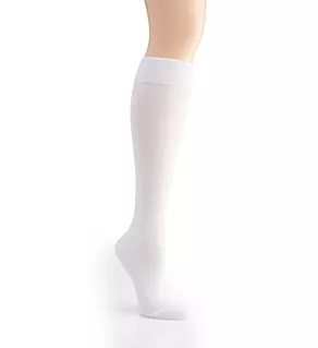 Family Cotton Knee High Socks White S/M