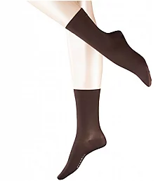 Cotton Touch Ankle Socks Dark Brown M/L