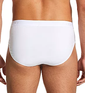 Daily Egyptian Cotton Brief - 2 Pack WHT L