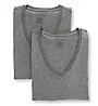 Falke Daily Egyptian Cotton Deep V-Neck T-Shirt - 2 Pack 68106 - Image 3