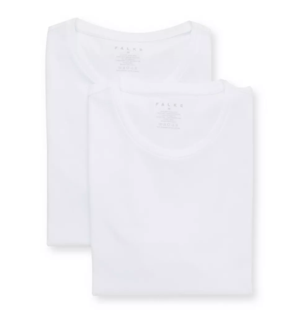Daily Egyptian Cotton Crew Neck T-Shirt - 2 Pack WHT 3XL