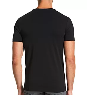 Daily Egyptian Cotton Crew Neck T-Shirt - 2 Pack BLK L