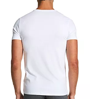 Daily Egyptian Cotton Crew Neck T-Shirt - 2 Pack WHT L