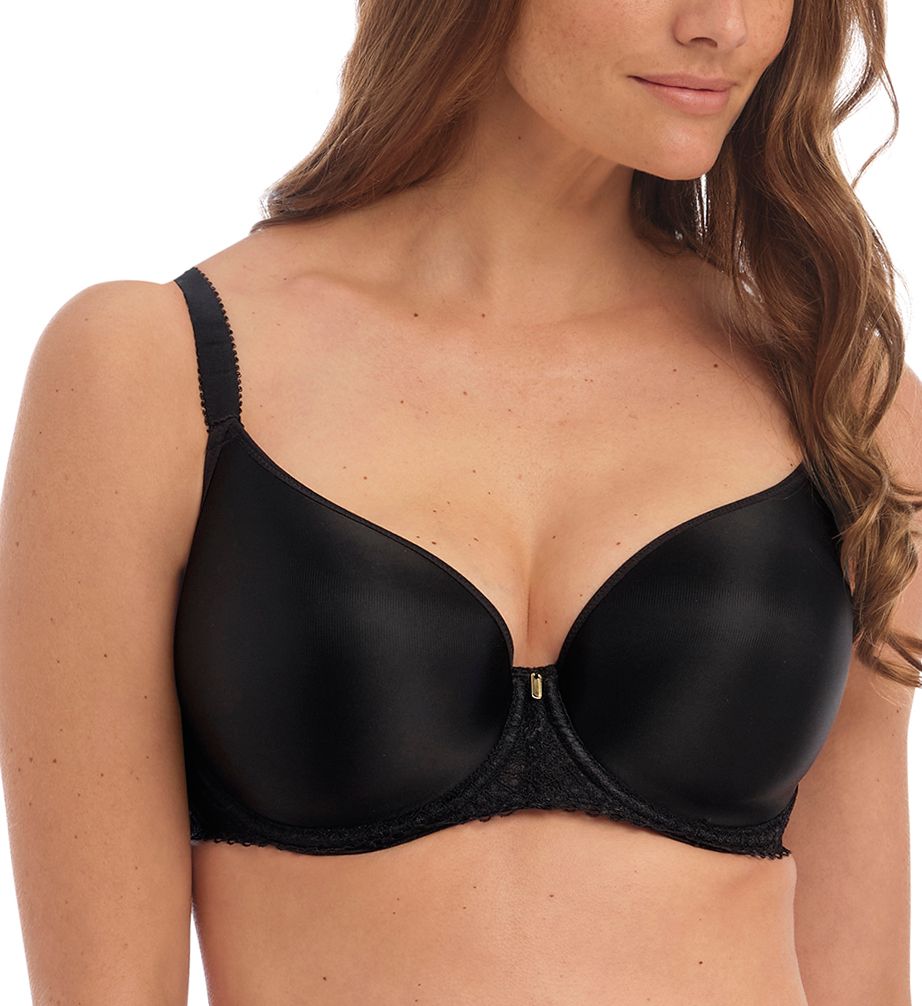 Fantasie Smoothease Invisble Stretch Thong in Black - Busted Bra Shop