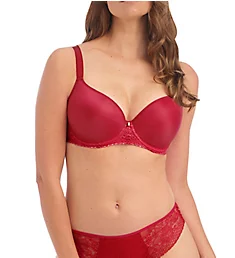 Anne-Marie Moulded T-Shirt Underwire Bra Red 30F