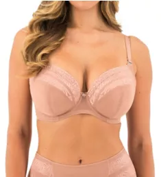 Devote Underwire Side Support Plunge Bra Cafe Au Lait 40FF