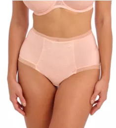 Fusion Lace High Waist Brief Panty Blush 2X