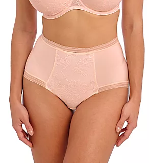 Fusion Lace High Waist Brief Panty Blush XS