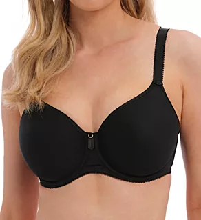 Rebecca Essentials Underwire Moulded Spacer Bra Black 30D