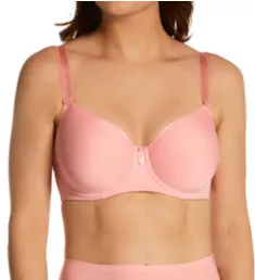 Rebecca Essentials Underwire Moulded Spacer Bra CORAL 32DD