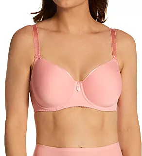 Rebecca Essentials Underwire Moulded Spacer Bra CORAL 32DD
