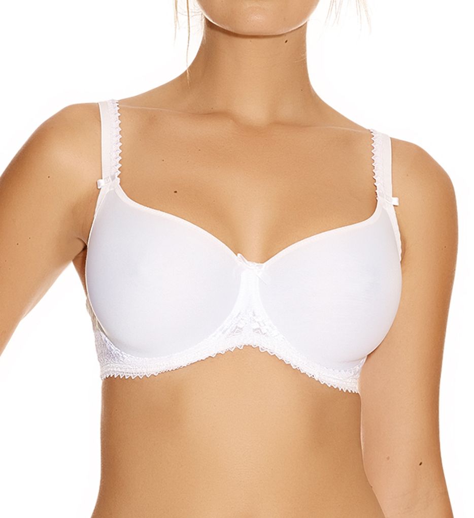 Fantasie Rebecca Moulded Spacer with Embroidery Underwired Bra - Nude -  Curvy