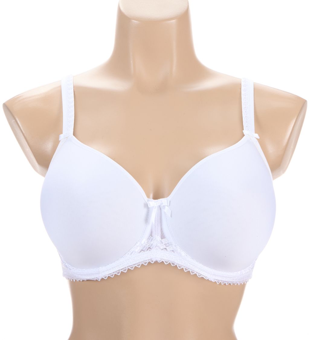 Fantasie Rebecca Molded Spacer Underwire Bra White 34E  - Image 1
