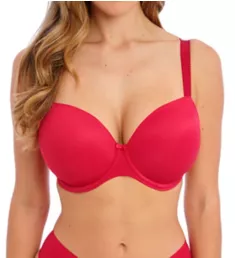 Smoothease Underwire Moulded T-Shirt Bra Red 30D