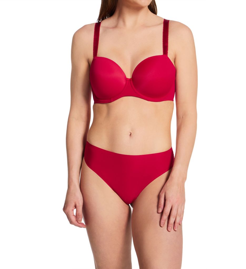 Fantasie Women's Smoothease Seamless Full Coverage Brief, Red, One