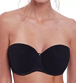 Aura Underwire Seamless Strapless Bra Black 30DD