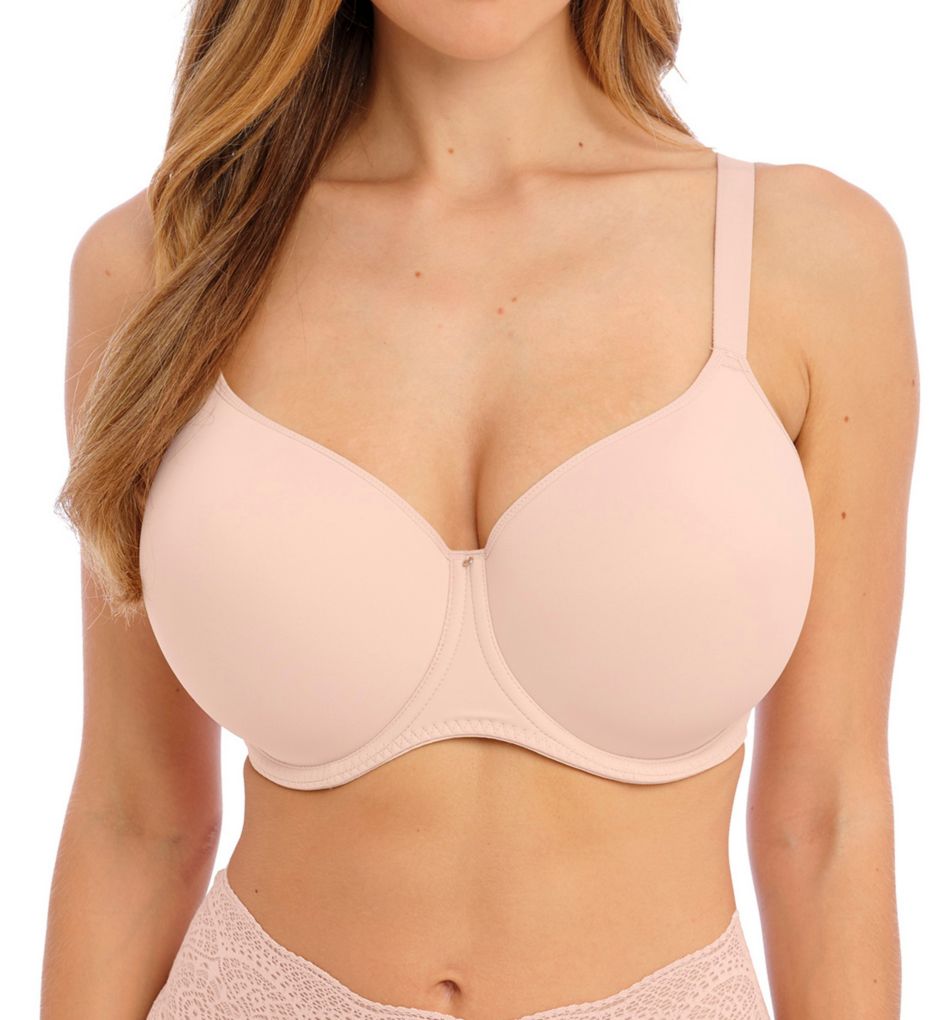 Fantasie Womens Aura Moulded Underwire Seamless T-Shirt Bra, Natural Beige,  34F at  Women's Clothing store