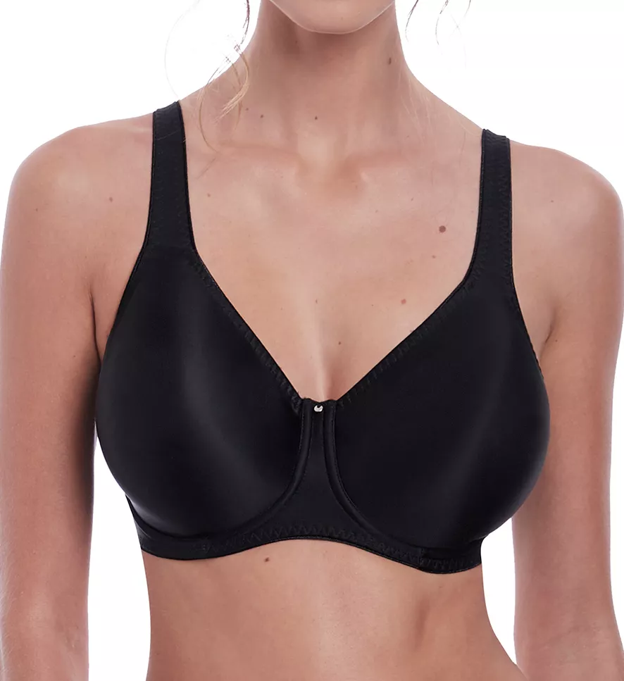 Aura Underwire Moulded Full Cup Bra Black 30D