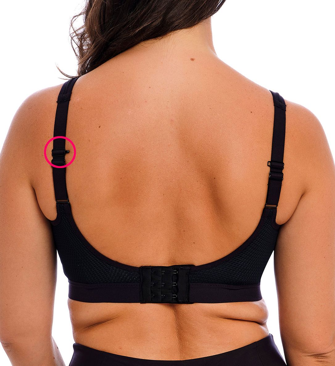 Elevate Underwire Sports Bra Black 34FF