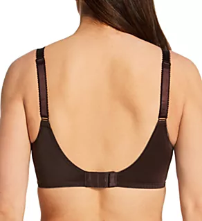 Illusion Underwire Side Support Bra Chocolate 30D