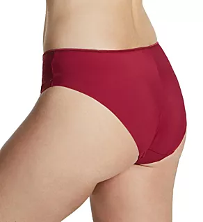 Illusion Brief Panty Berry 2X