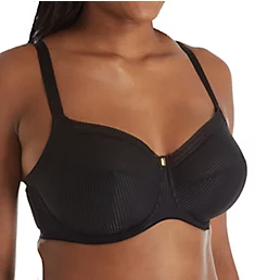 Fusion Underwire Full Cup Side Support Bra Black 30D