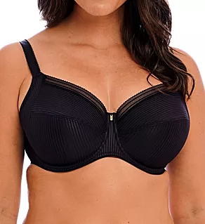 Fusion Underwire Full Cup Side Support Bra Black 30D