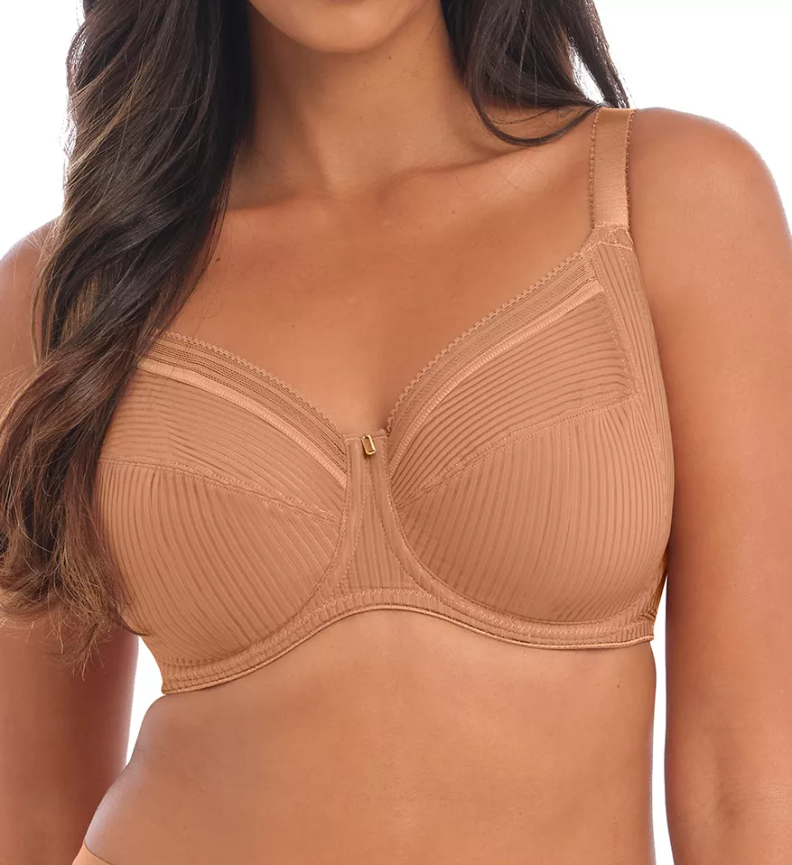 Fusion Underwire Full Cup Side Support Bra Cinnamon 30D