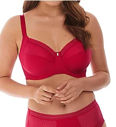 Fusion Underwire Full Cup Side Support Bra Red 30D