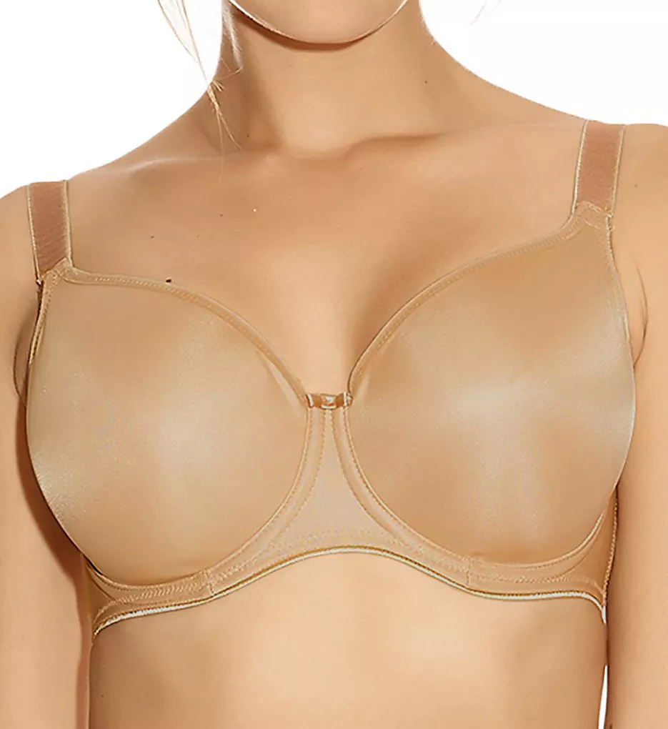 Fantasie Smoothing Women`s Moulded Seamless Strapless Bra, 42D, Nude 