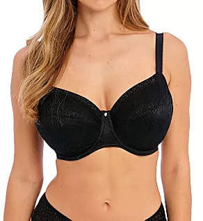 Envisage Underwire Full Cup Bra With Side Support Black 30D